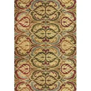 Photo of Gold Polypropylene Rug