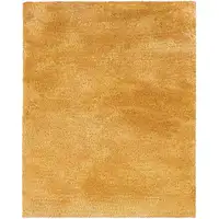 Photo of Gold Shag Hand Tufted Area Rug