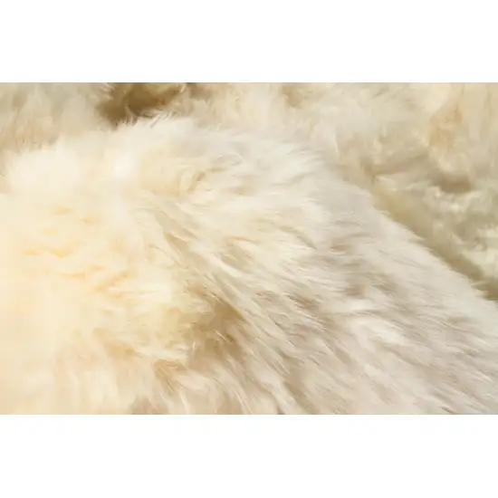 Gold Sheepskin Handmade Area Rug Photo 7