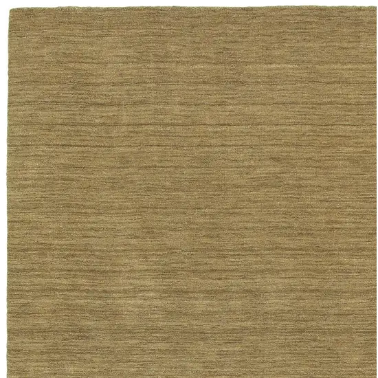 Gold Wool Hand Tufted Area Rug Photo 5