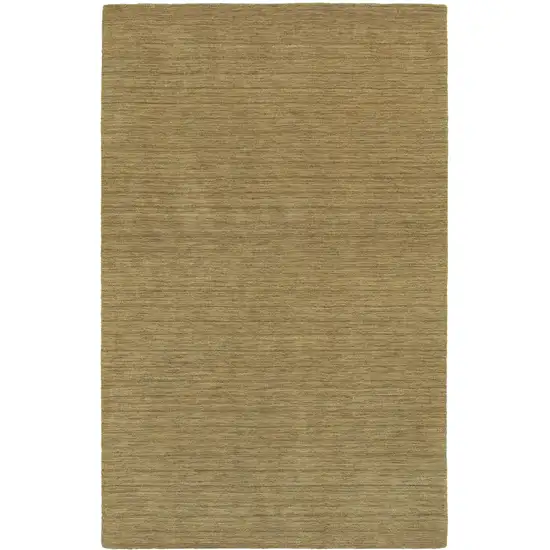 Gold Wool Hand Tufted Area Rug Photo 2