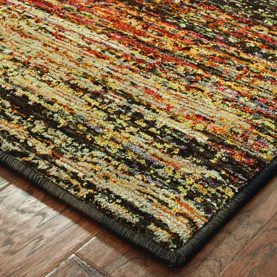 Gold and Slate Abstract  Area Rug Photo 2