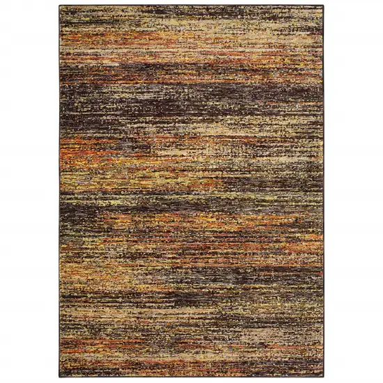 3'X5' Gold And Slate Abstract  Area Rug Photo 3