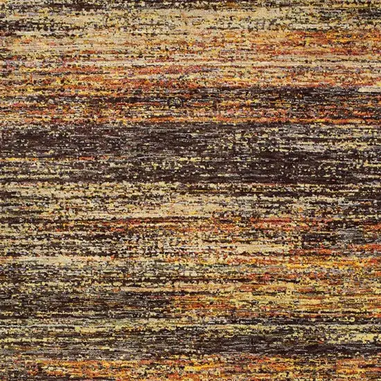 Gold and Slate Abstract Area Rug Photo 4