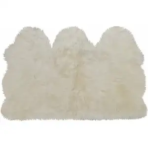 Photo of Golden Natural Sheepskin Area Rug