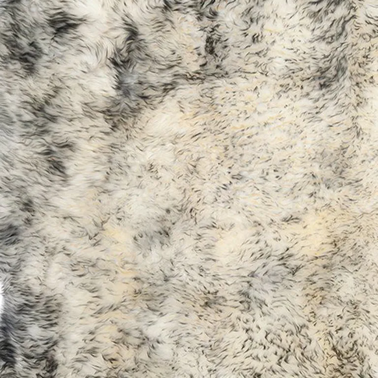 Gradient Gray Quattro Sheepskin - Area Rug Photo 2