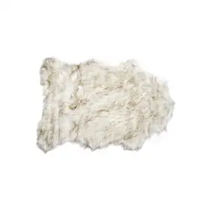 Photo of Gradient Tan Faux Sheepskin - Area Rug