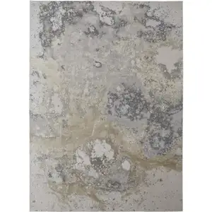 Photo of Gray Abstract Area Rug