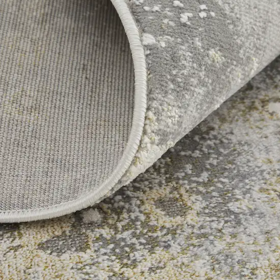 Gray Abstract Area Rug Photo 6