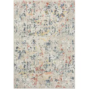 Photo of Gray Abstract Area Rug