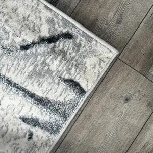 Photo of Gray Abstract Area Rug