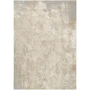 Photo of Gray Abstract Area Rug