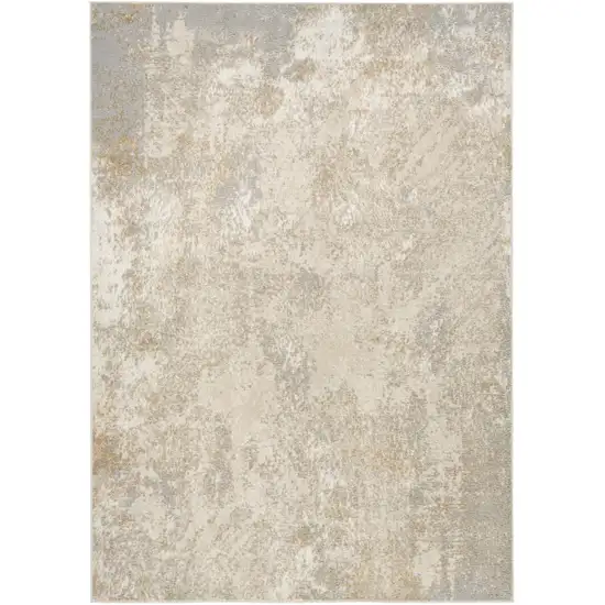 Gray Abstract Area Rug Photo 4