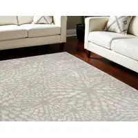 Photo of Gray Abstract Area Rug