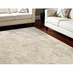 Photo of Gray Abstract Area Rug