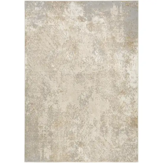 Gray Abstract Area Rug Photo 2