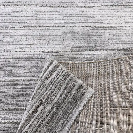 Gray Abstract Area Rug Photo 9