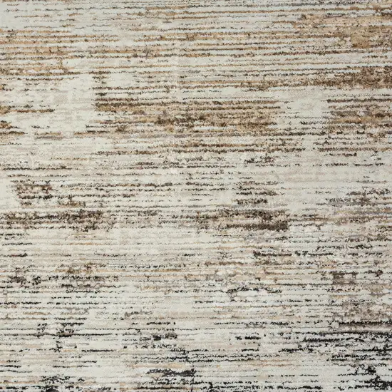 Gray Abstract Distressed Area Rug Photo 9