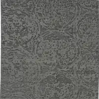 Photo of Gray Abstract Hand Woven Area Rug