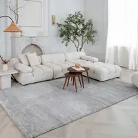 Photo of Gray Abstract Non Skid Area Rug