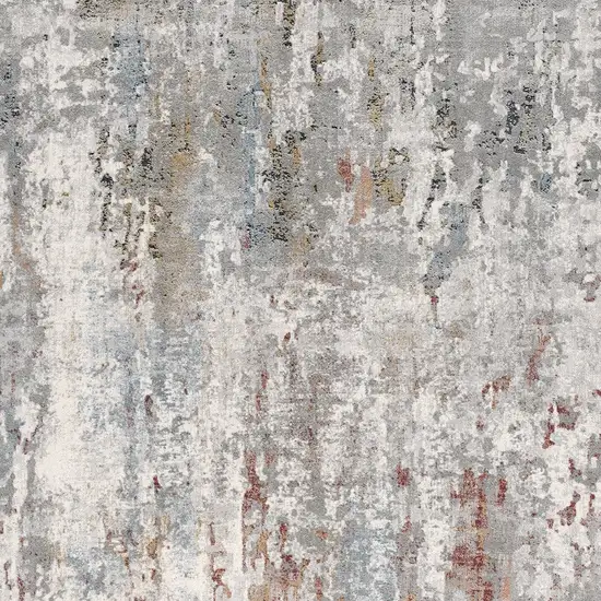 Gray Abstract Pattern Area Rug Photo 5