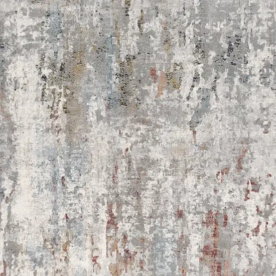 Gray Abstract Pattern Area Rug Photo 5