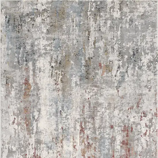 Gray Abstract Pattern Area Rug Photo 6