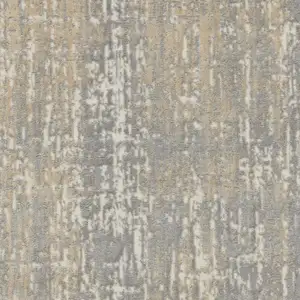 Photo of Gray Abstract Power Loom Area Rug