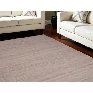 Photo of Gray Abstract Washable Area Rug