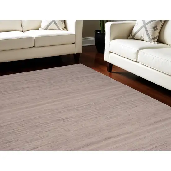 Gray Abstract Washable Area Rug Photo 1