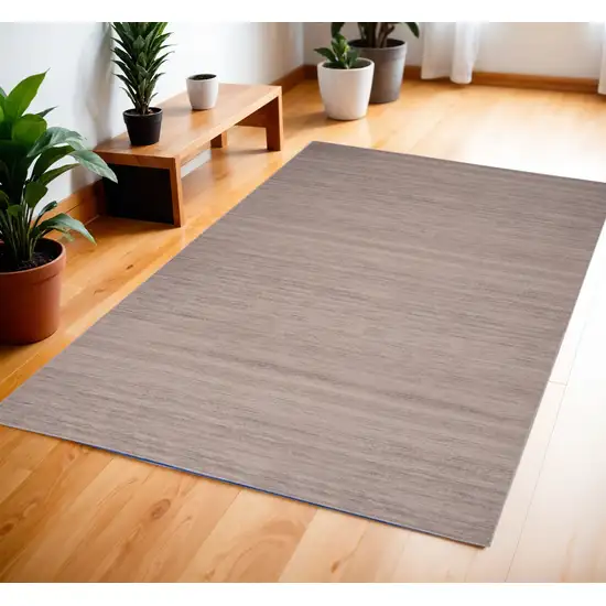 Gray Abstract Washable Area Rug Photo 1