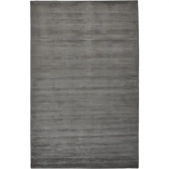 Gray And Black Hand Woven Area Rug Photo 1