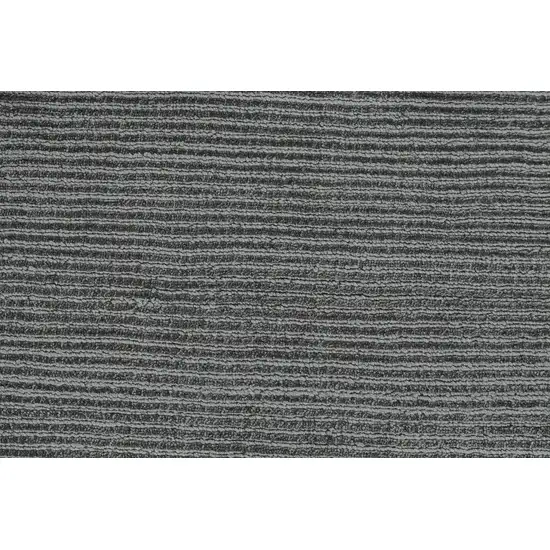 Gray And Black Hand Woven Area Rug Photo 5