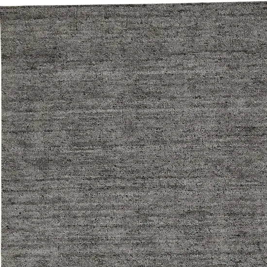 Gray and Black Hand Woven Area Rug Photo 7