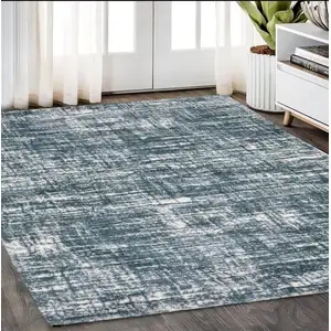 Photo of Gray And Ivory Geometric Area Rug