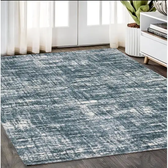 Gray And Ivory Geometric Area Rug Photo 1