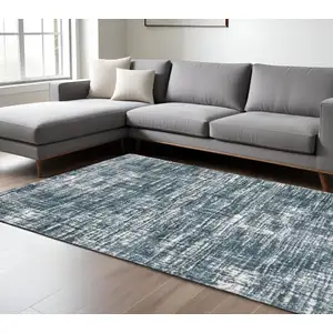 Photo of Gray And Ivory Geometric Area Rug