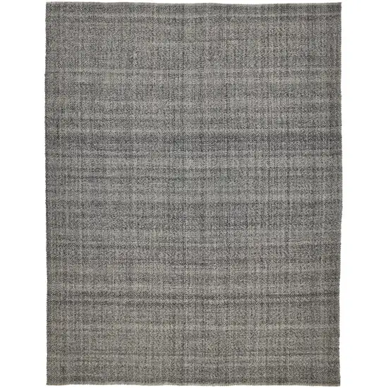 Gray And Ivory Hand Woven Area Rug Photo 1