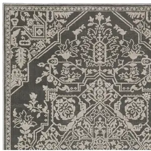 Photo of Gray And Light Gray Oriental Area Rug