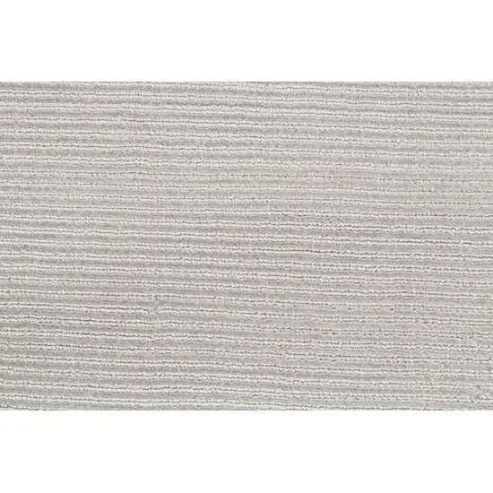 Gray And Silver Hand Woven Area Rug Photo 5