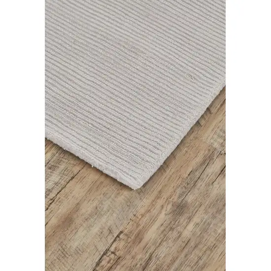 Gray And Silver Hand Woven Area Rug Photo 3