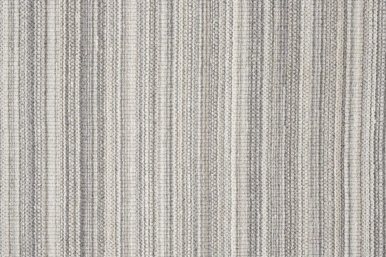 Gray And Taupe Wool Hand Woven Stain Resistant Area Rug Photo 2