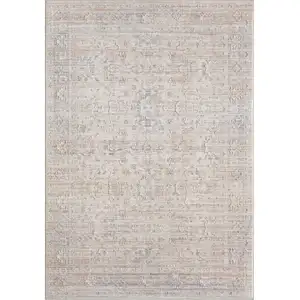 Photo of Gray Botanical Area Rug