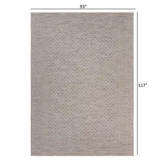 Gray Classic Indoor Outdoor Area Rug Photo 6