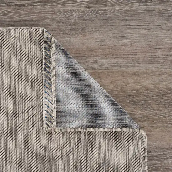 Gray Coastal Indoor Outdoor Area Rug Photo 3