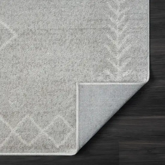 Gray Diamond Area Rug Photo 6