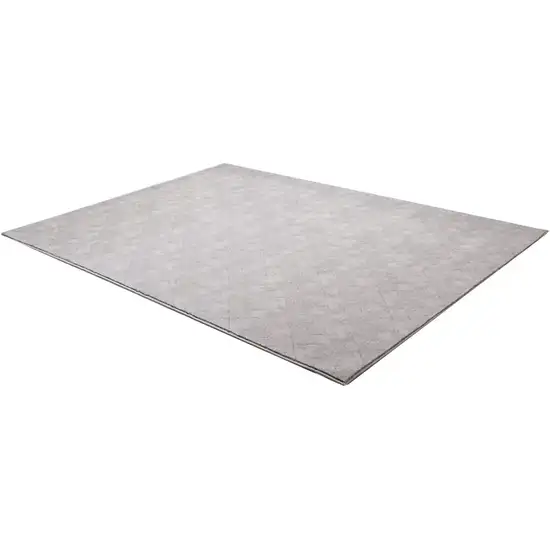 Gray Distressed Diamonds Area Rug Photo 4