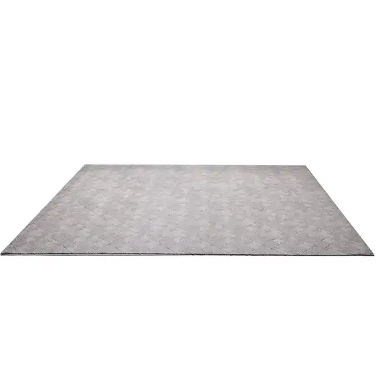 Gray Distressed Diamonds Area Rug Photo 1