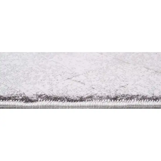 Gray Distressed Diamonds Area Rug Photo 5