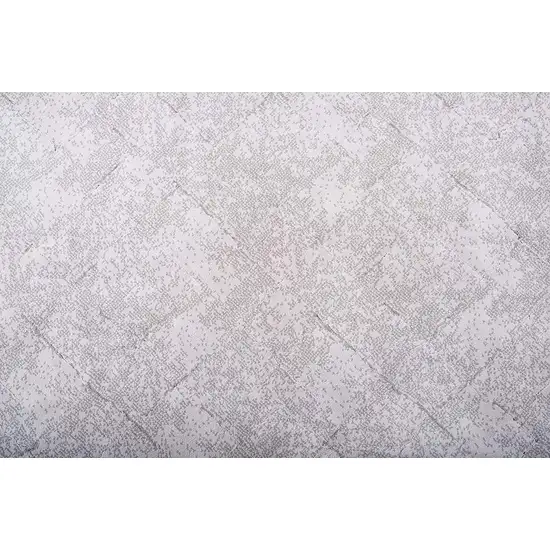 Gray Distressed Diamonds Area Rug Photo 5